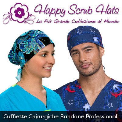 Cuffiette Chirurgiche HAPPY SCRUB HATS