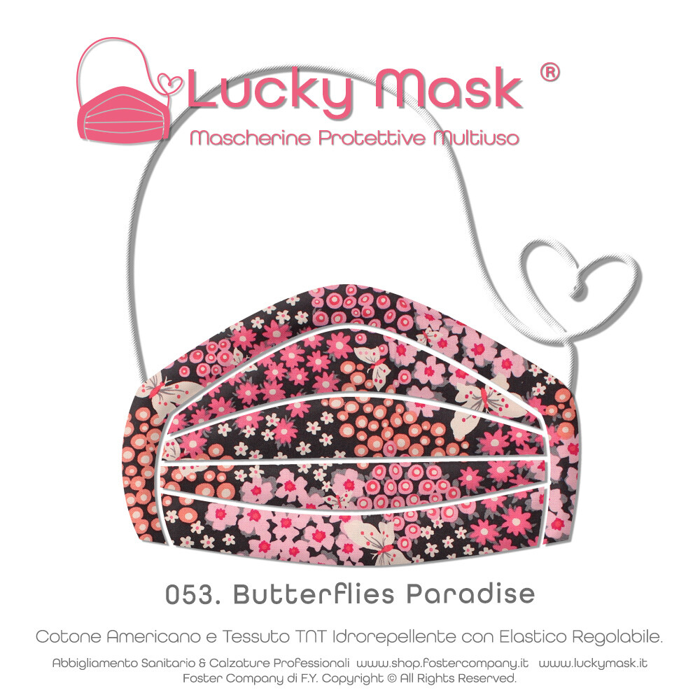 Mascherina Protettiva Lavabile Multiuso LUCKY MASK