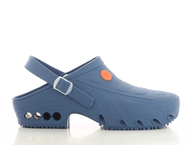 Zoccoli Sanitari Ospedalieri Sterilizzabili Autoclavabili OXYCLOG, Colore: 03. Navy / Blu Scuro