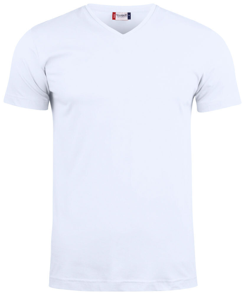 Maglietta T-Shirt Unisex Scollo a V, Colore: Bianco (00)