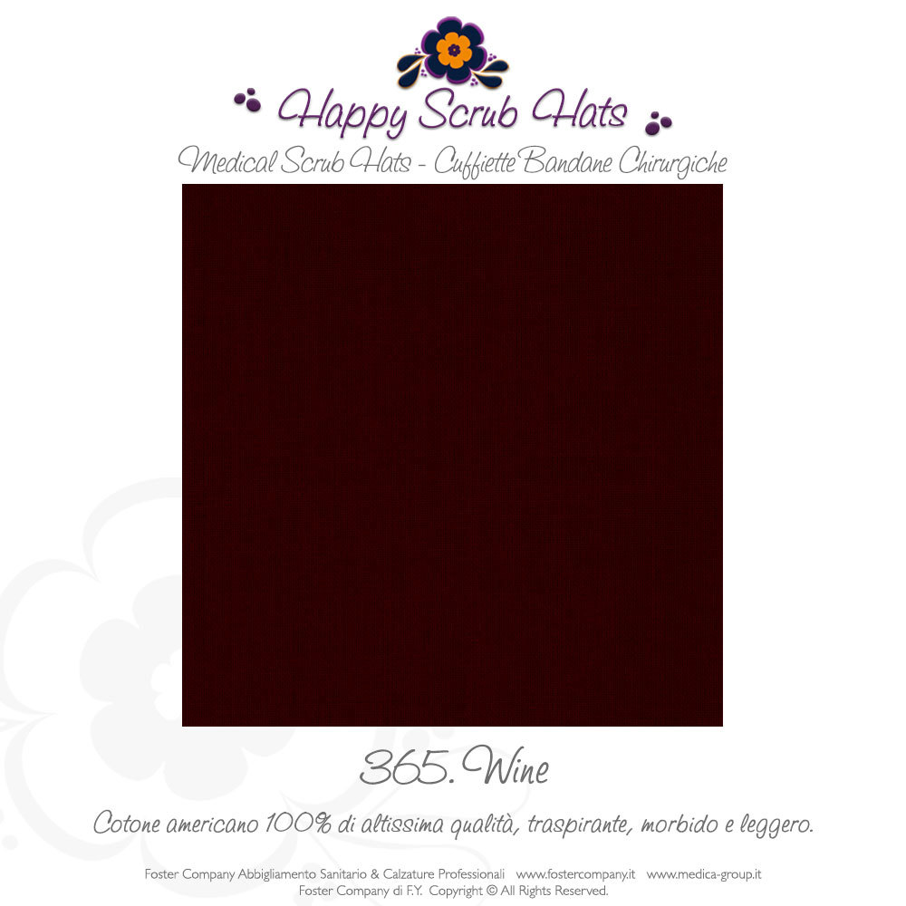 365. HAPPY SCRUB HATS Bandana Professionale Cappellino Chirurgico