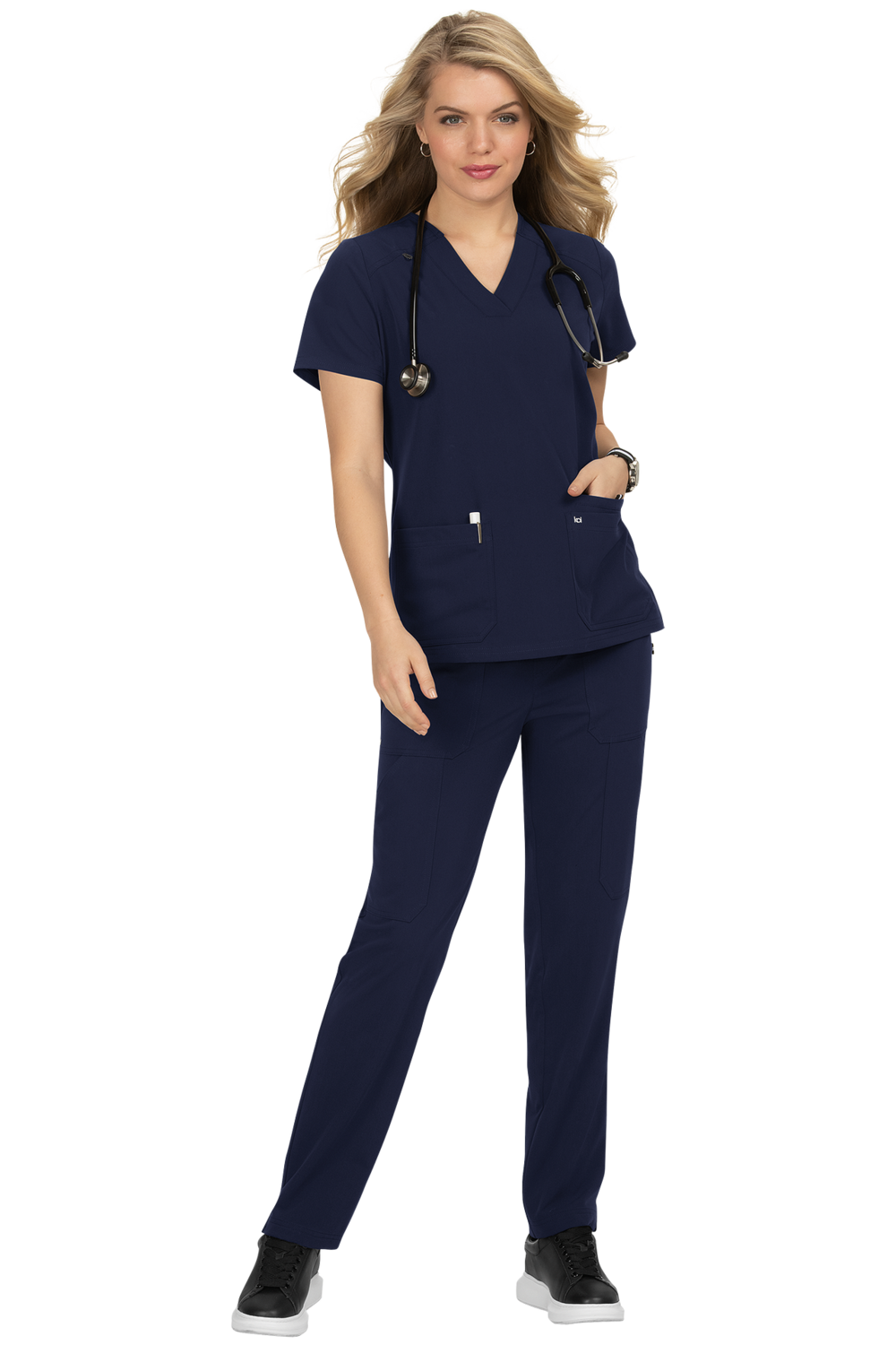 Casacca Medico Sanitaria Donna KOI NEXT GEN Hustle and Heart 12. Navy Blue