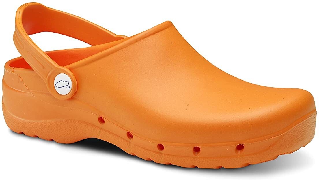Zoccoli Sanitari Ospedalieri Scarpe da Lavoro FLOTANTES, Colore: Arancione