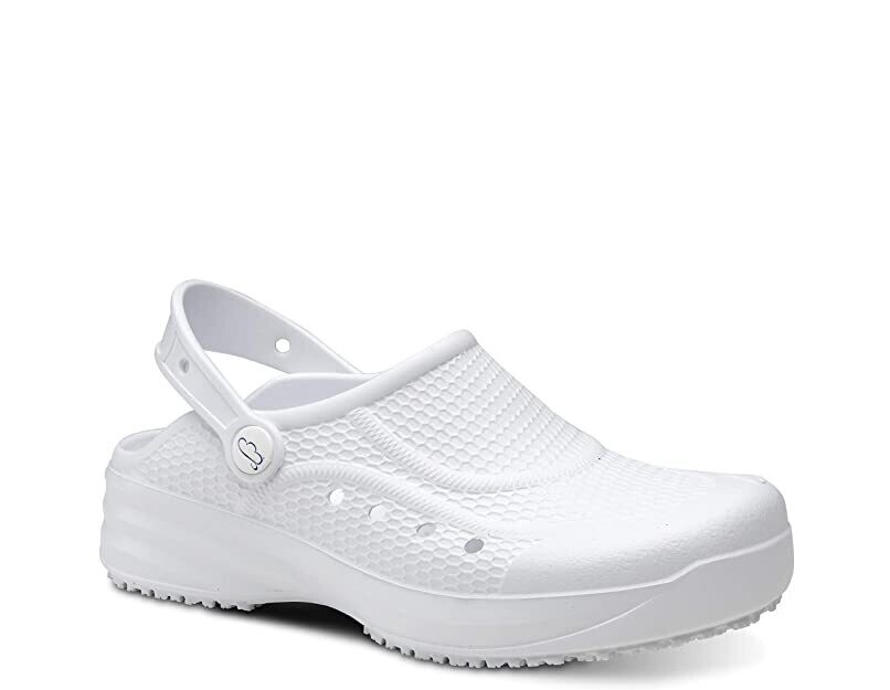 Zoccoli Sanitari Ospedalieri Scarpe da Lavoro EVOLUTION, Colore: Bianco