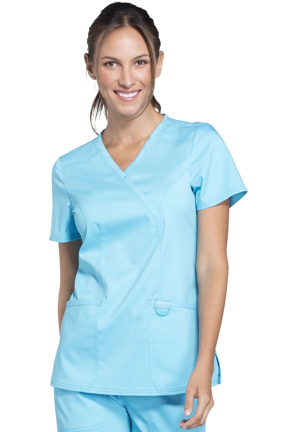 Casacca Medico Sanitaria Donna Cherokee Revolution WW610 Turchese