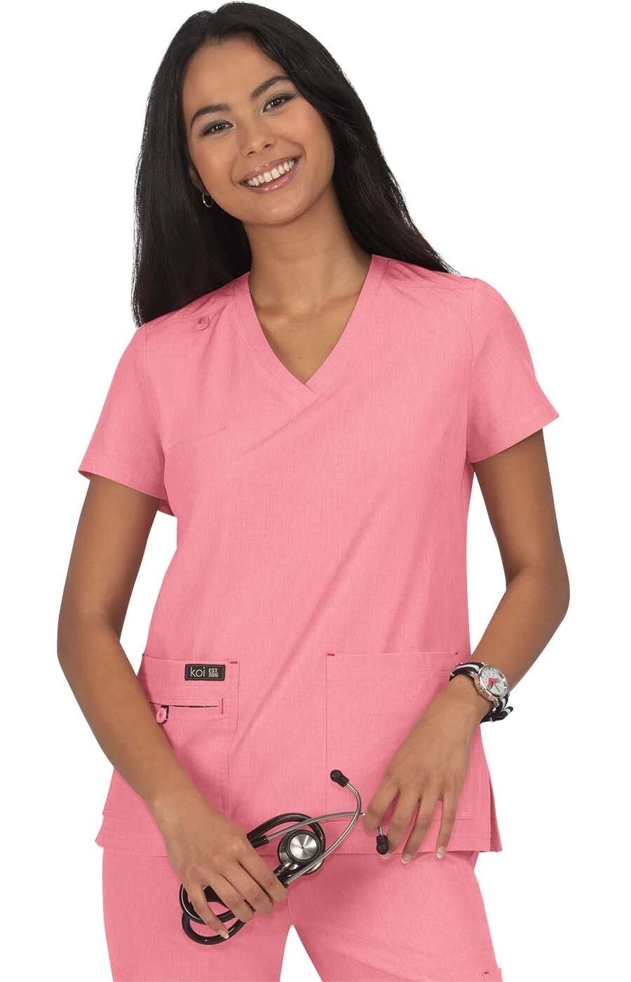Casacca Medico Sanitaria Donna KOI BASICS BECCA Colore 140. Soft Pink