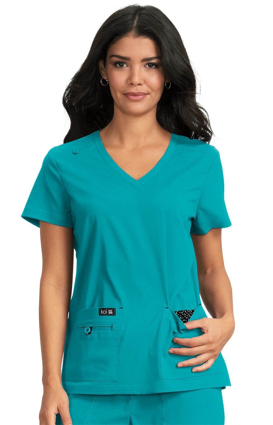 Casacca KOI BASICS BECCA Colore 121. Teal