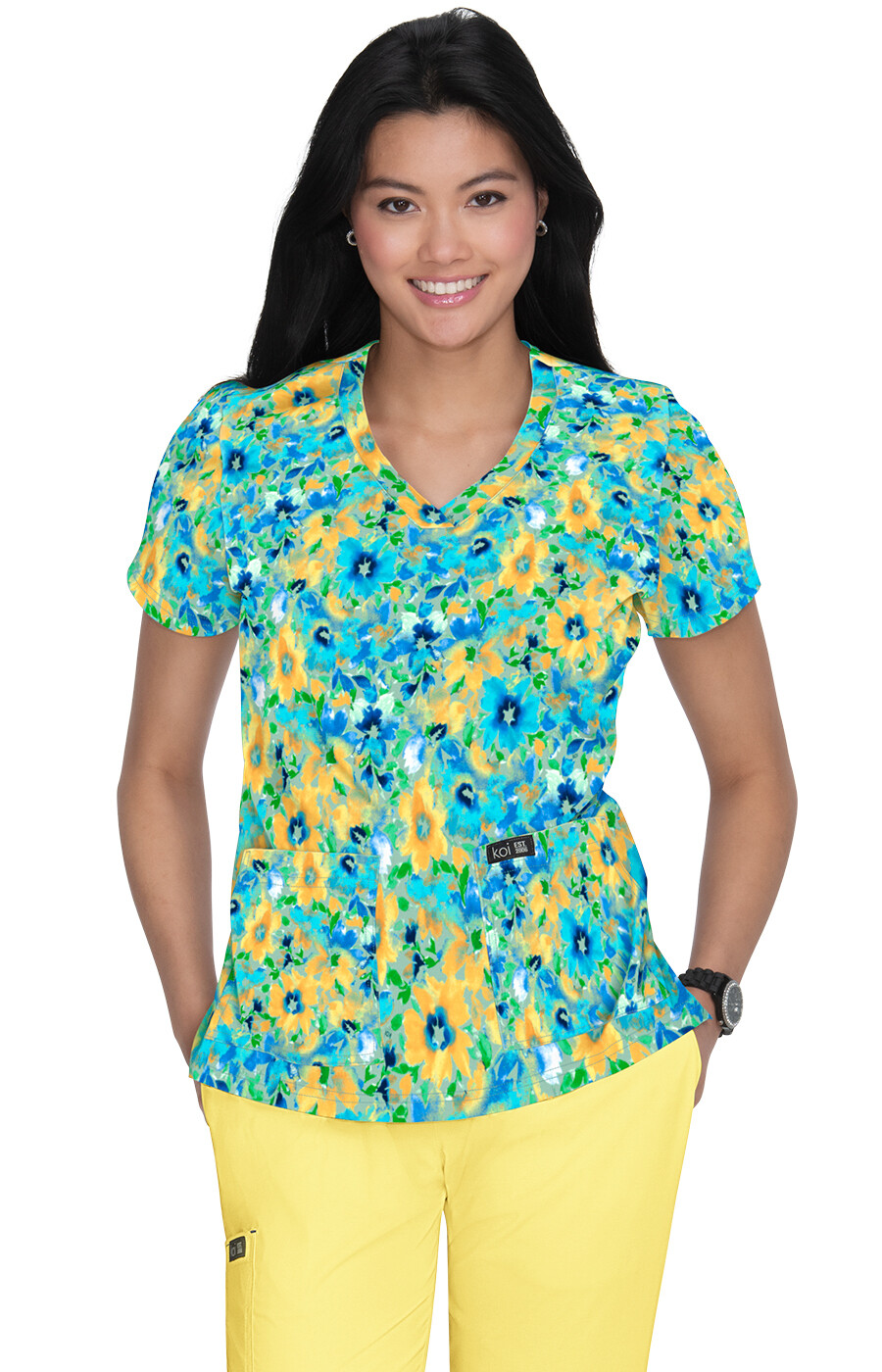 Casacca KOI PRINT LESLIE - FLORAL FIESTA