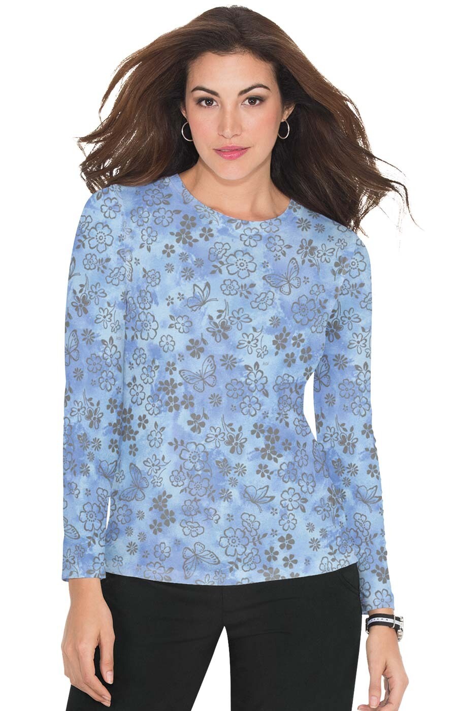Maglietta KOI STRETCH  Presley Tee Shirt Colore 042. True Ceil Navy