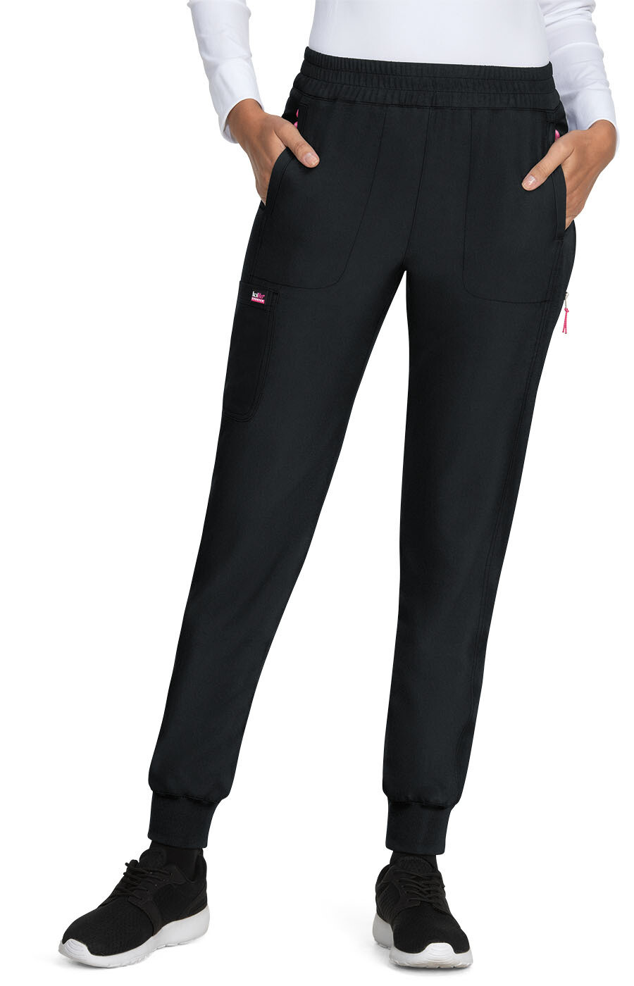 Pantaloni da Lavoro Medico Sanitario Donna KOI LITE STRETCH Power Jogger 02. Black