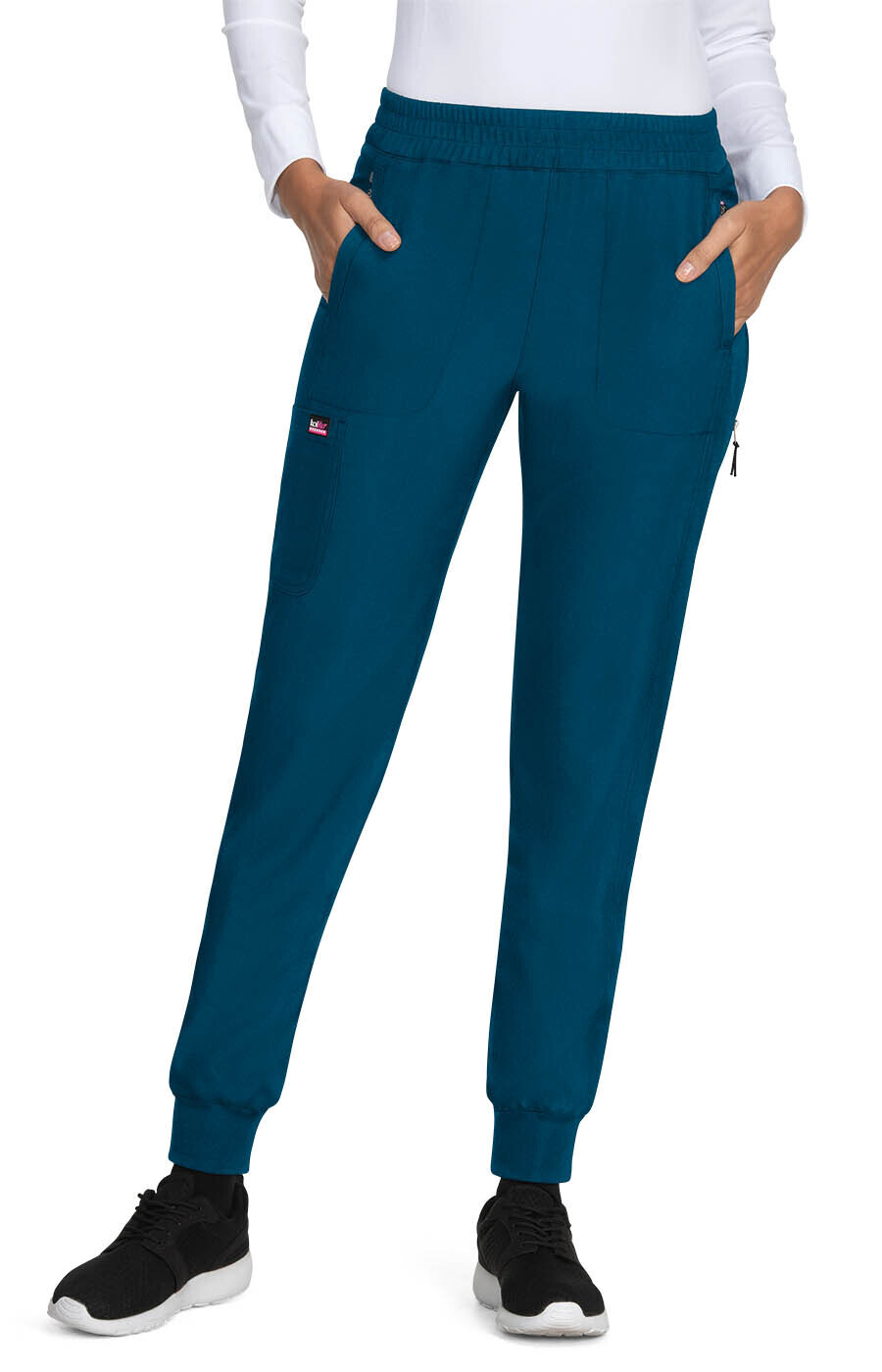 Pantaloni da Lavoro Medico Sanitario Donna KOI LITE STRETCH Power Jogger 38. Caribbean Blue