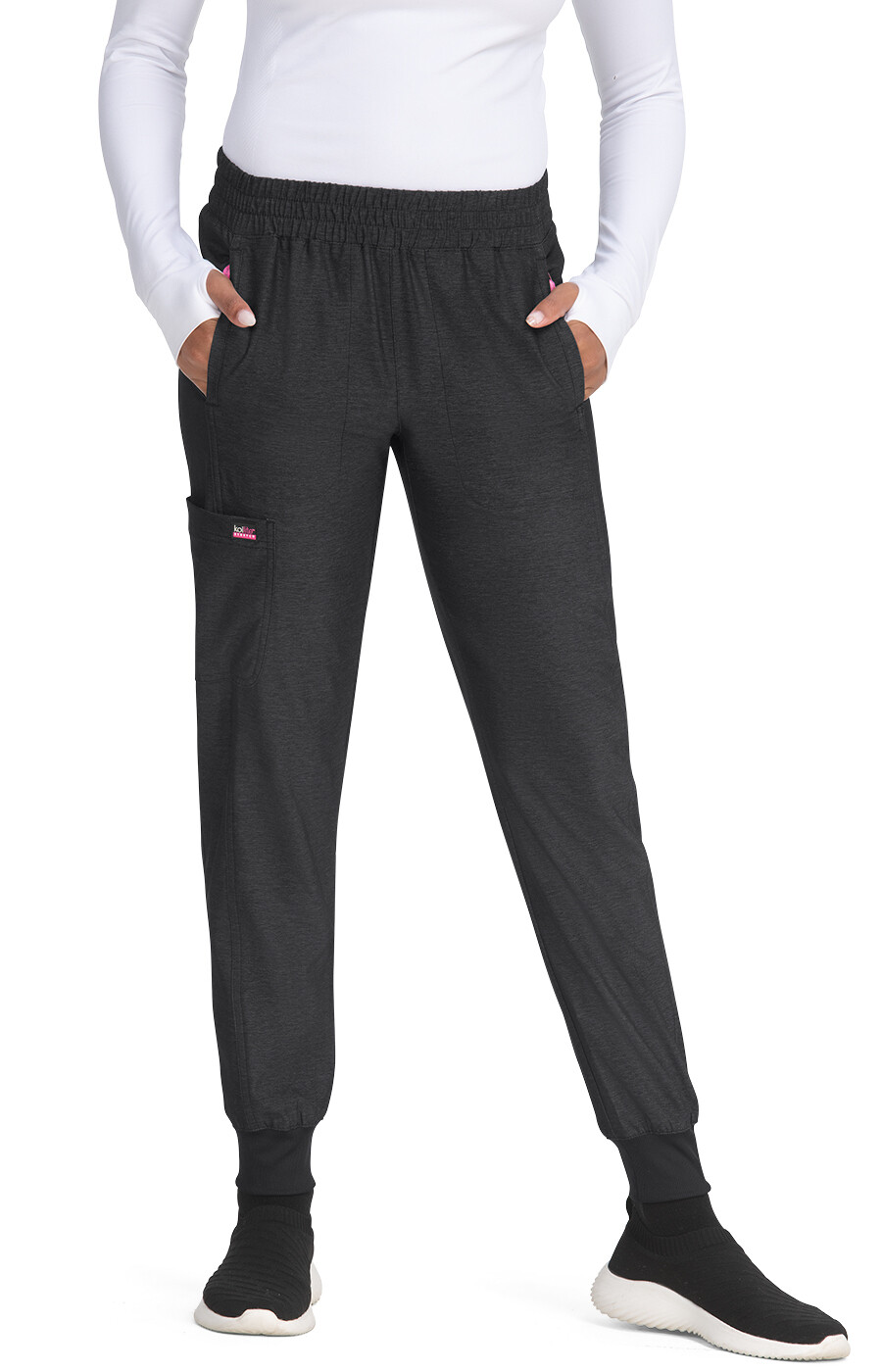 Pantaloni da Lavoro Medico Sanitario Donna KOI LITE STRETCH Power Jogger 136. Heather Charcoal
