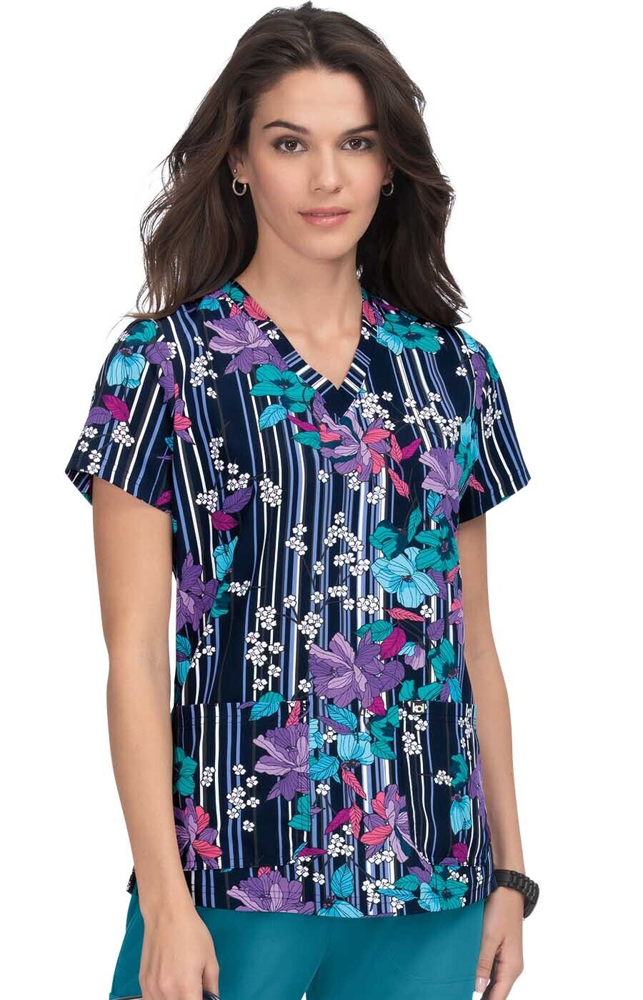 Casacca KOI PRINT EARLY ENERGY - Striped Floral