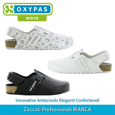Zoccoli Professionali Oxypas BIANCA