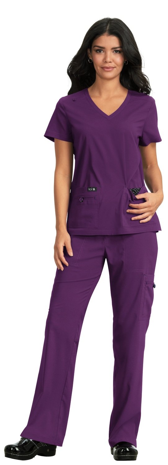 Casacca KOI BASICS BECCA Colore 105. Eggplant