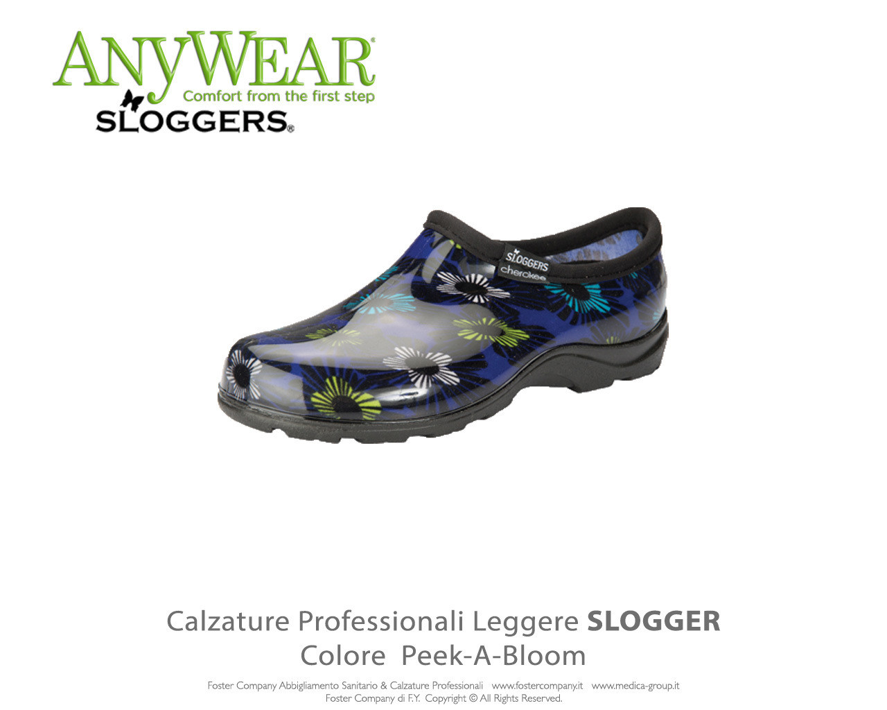 Calzature Professionali Anywear SLOGGER Colore Peek-A-Bloom -  FINE SERIE