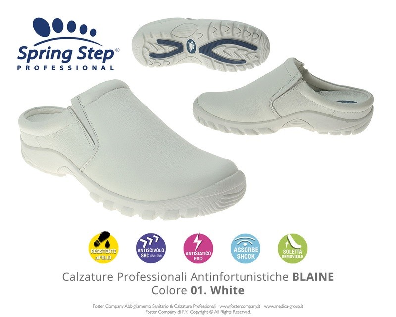 Calzature Professionali Spring Step BLAINE Colore 01. White