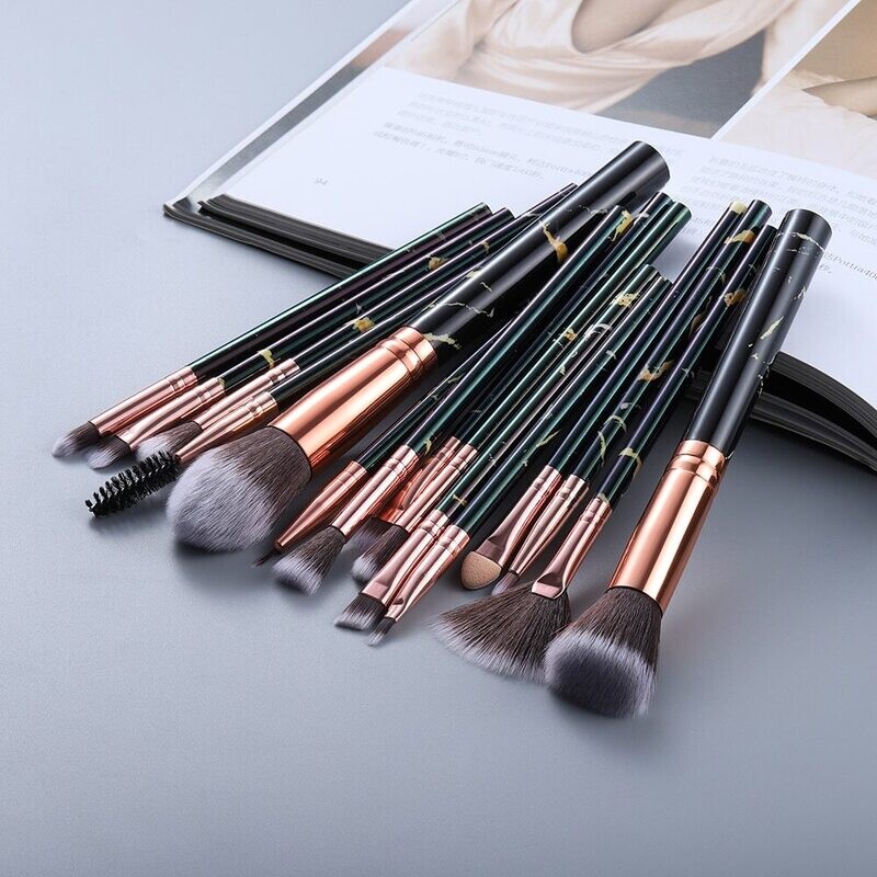 15Pcs Makeup Brushes Set