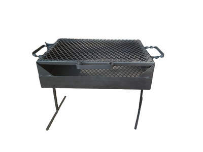 MINI BRAAI STAND - REMOVEABLE LEGS - sOLID STEEL