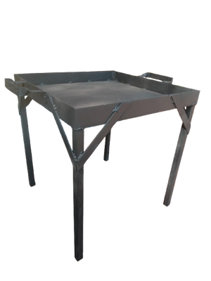 FIRE STAND - RAISED. PREVENT DAMAGES TO FLOOR SURFACES.