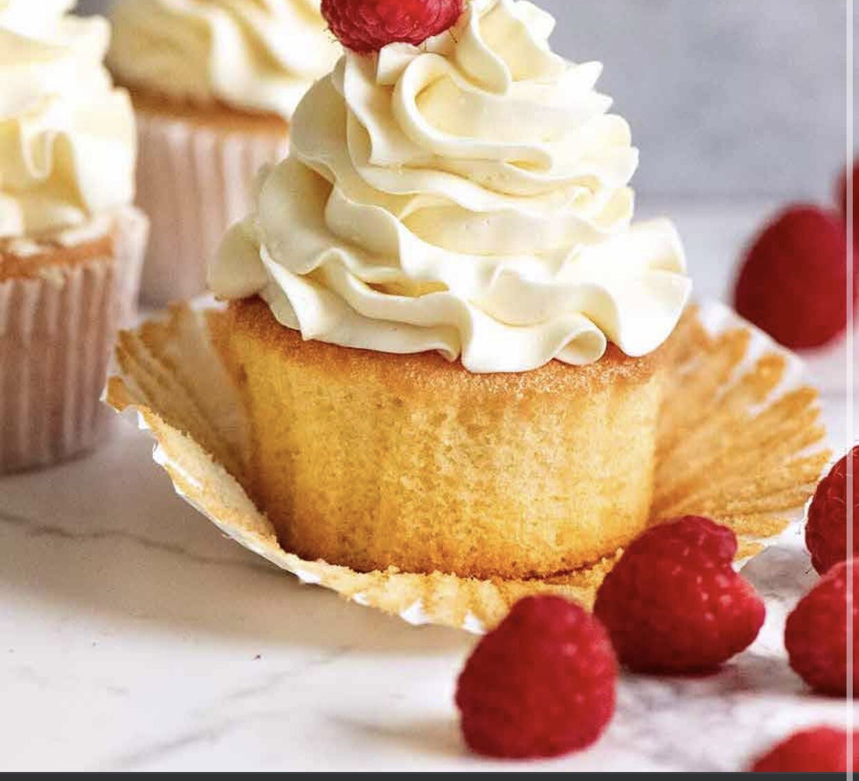 Vanilla Cupcake With A Vanilla Creamcheese Icing