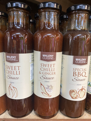 Maleny Cuisine Assorted Sauces 250ml