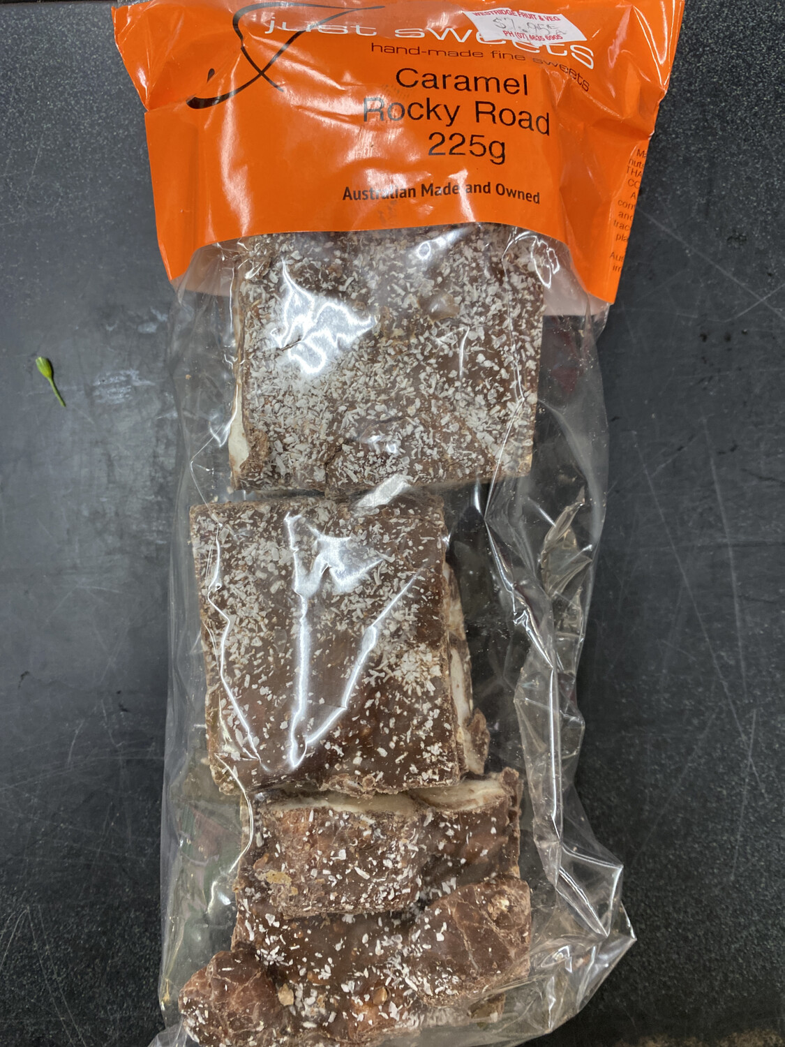 &quot;Just Sweets&quot; Chocolate Caramel Rocky Road, 225g