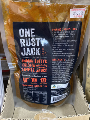 Indian Butter Chicken Simmer Sauce, 400gm