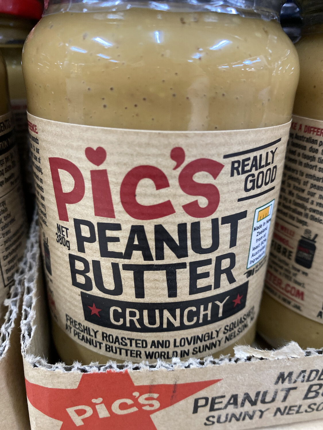 Pic&#39;s Crunchy Peanut Butter, 380gm