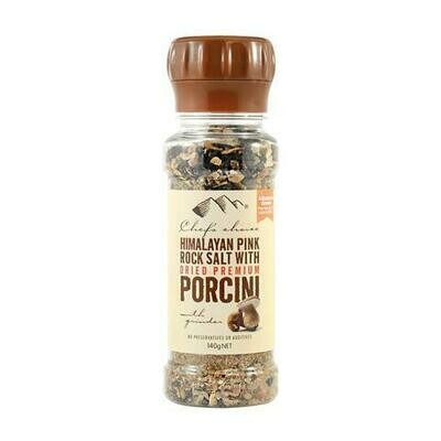 Pink Himalayan Rock Salt with Dried Premium Porcini