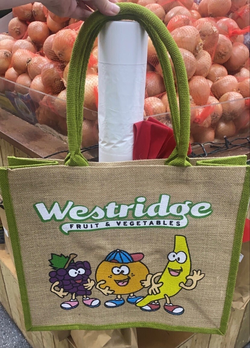 Reusable Heavy Duty Westridge F&amp;V Tote Bag