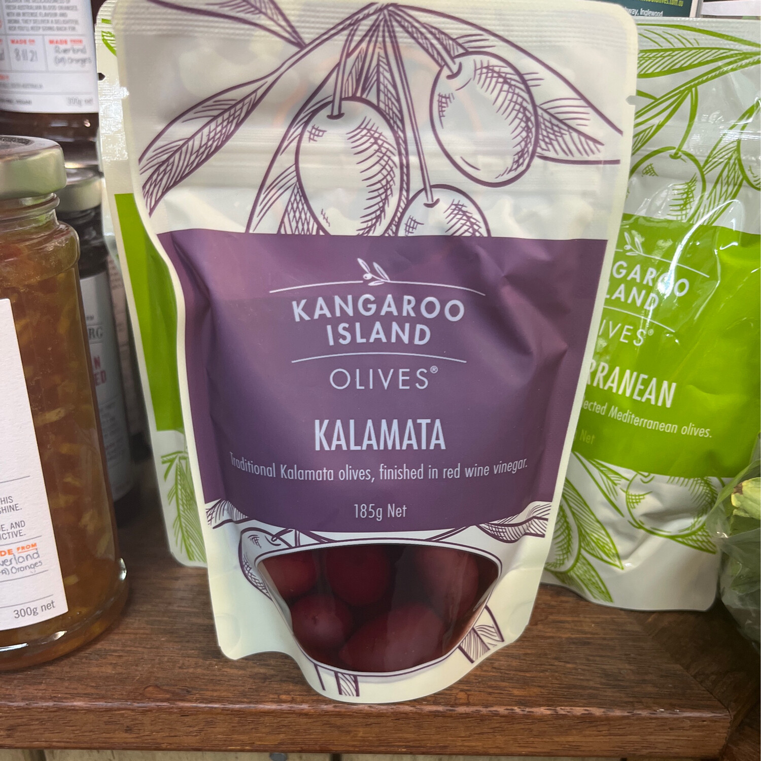 Kangaroo Island Olives, 185gm - Kalamata
