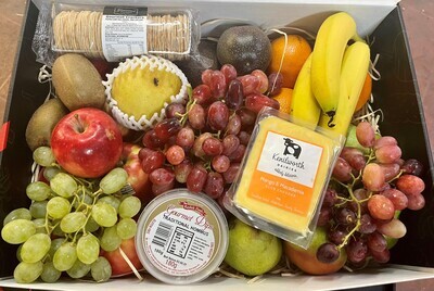 Gourmet Fruit, Cheese, Dip &amp; Cracker Hamper