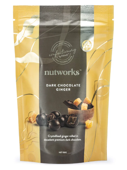 Nutworks Dark Chocolate Ginger 150g