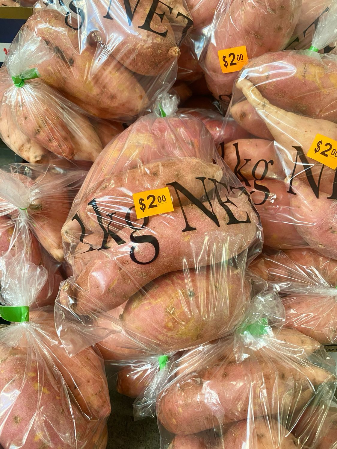 **$2 SPECIAL** -  1kg Bag Sml Gold Sweet Potatoes