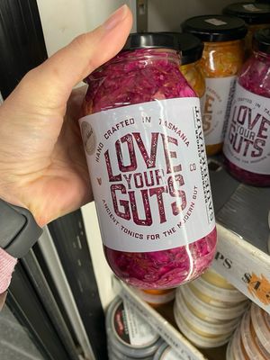 Love Your Guts Beetroot and Ginger Sauerkraut