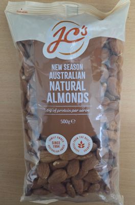 JC's Natural Almonds 500gm
