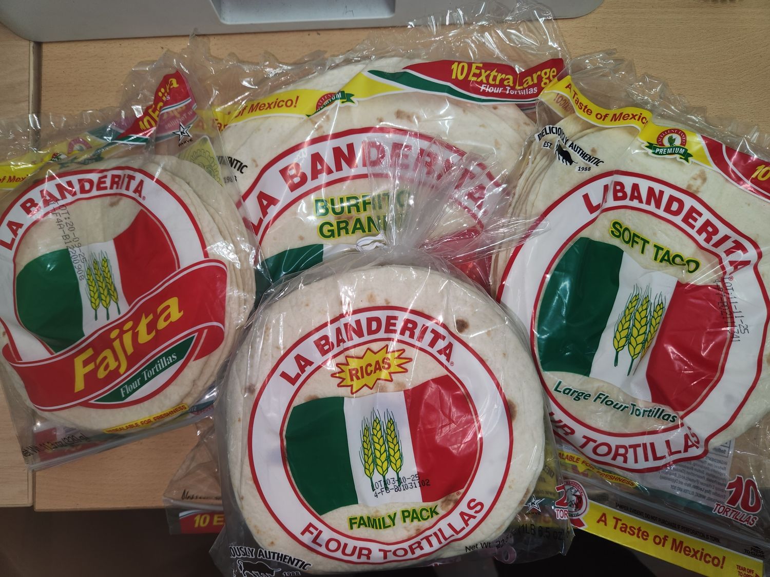 La Banderita Tortillas (Gluten Free options available)
