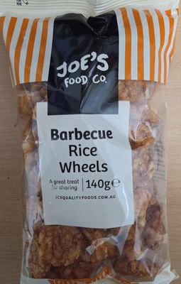 Joe's Food BBQ Rice Wheels 140gm