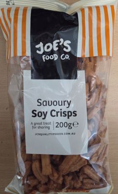 Joe's Food Soy Crisps 200g