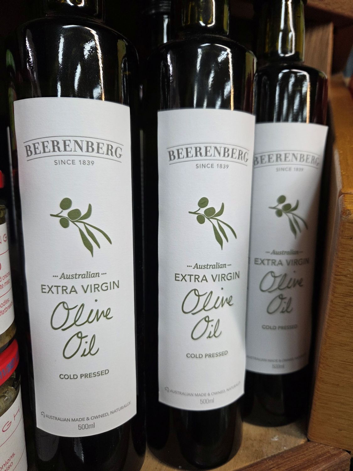 Beerenberg Extra Virgin Olice Oil - Cold Pressed 500ml