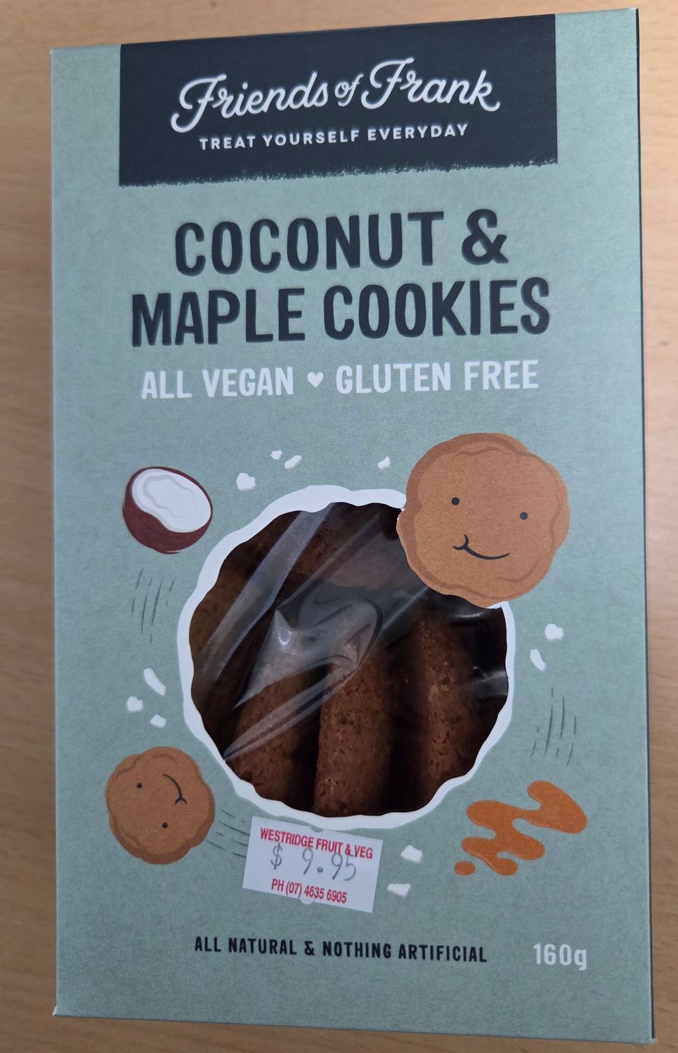 Friends Of Frank Coconut &amp; Maple Cookies