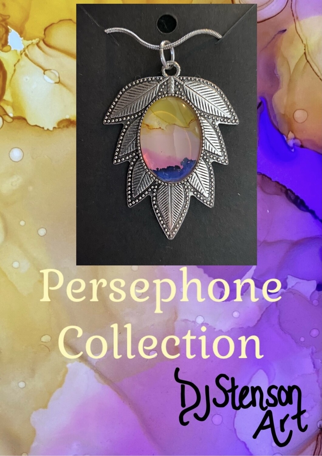 Persephone Collection Leaf Pendant