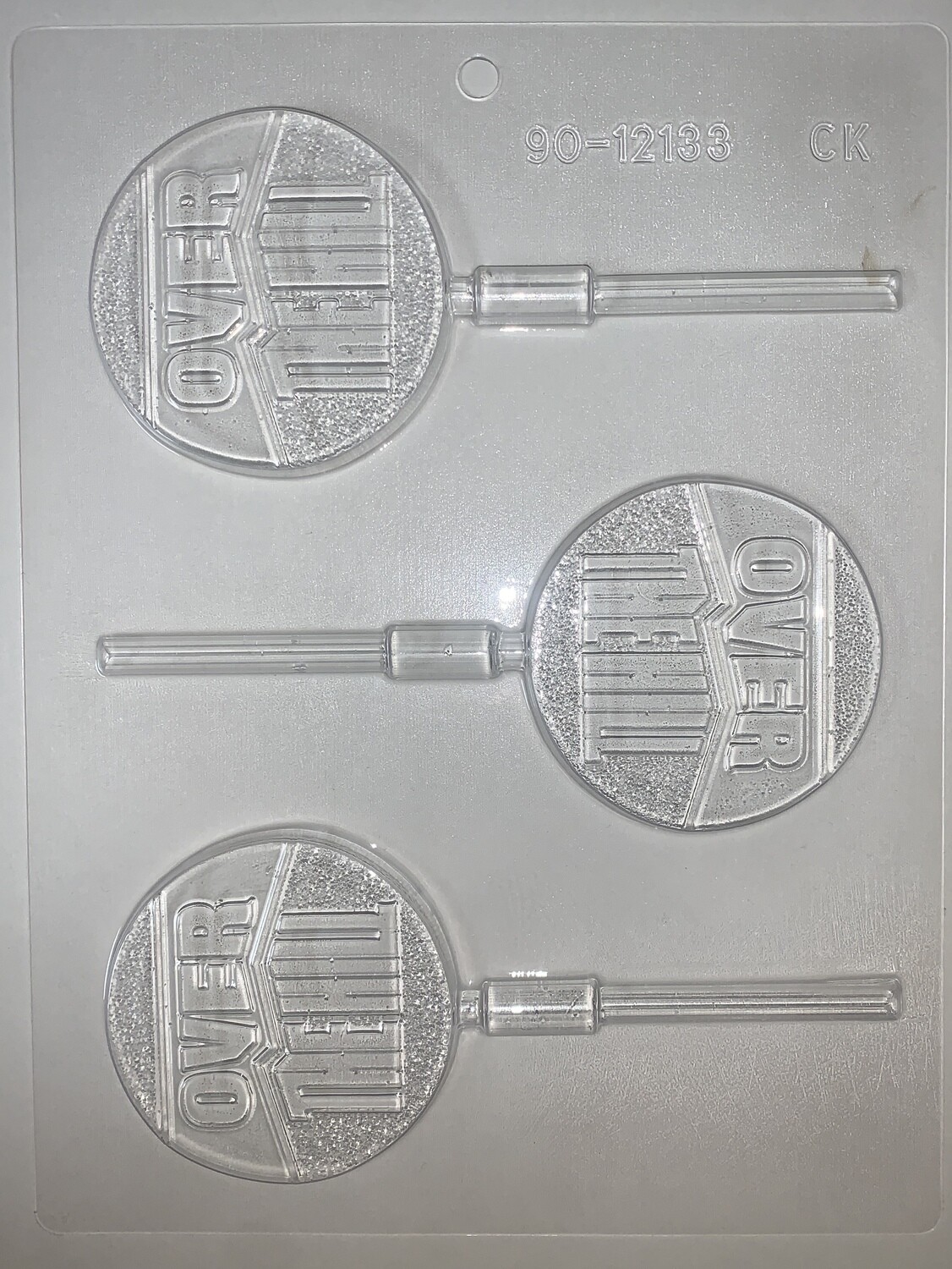 Circle &quot;Over the Hill&quot; Sucker Chocolate Mold