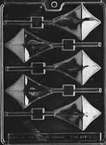 Kite Sucker Chocolate Mold