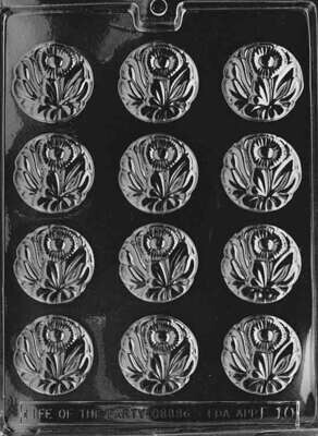 Sunflower Circle Chocolate Mold