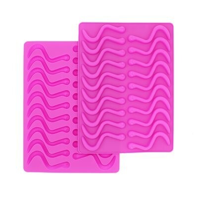 Gummy Worm Silicone Mold 2-pack