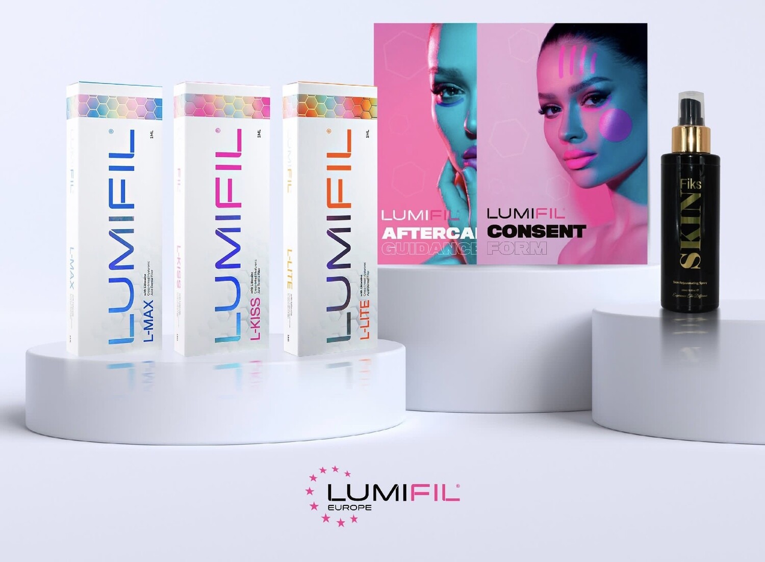 Lumifil Starter Pack Lite, Kiss & Max + SKINFIKS 150ml !