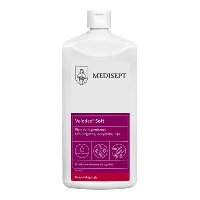 Velodes Silk Liquid for Hygiene and Surgical Hand Disinfection 250 ml/500ml