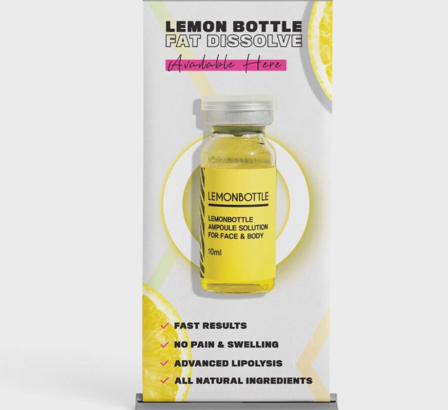 Lemon bottle banner 
